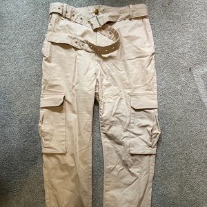 High Waisted Khaki/Cargos